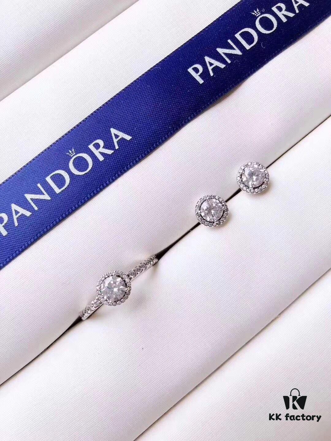 Pandora Ring and Earring Set