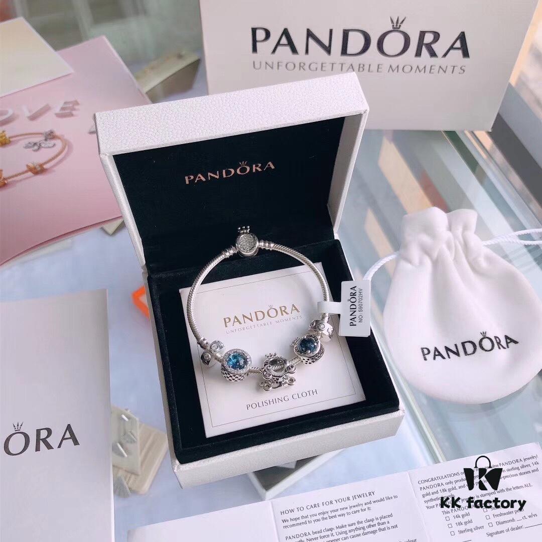 Pandora Official Website Same Style 'Sparkling Crown Carriage' Crown Bracelet