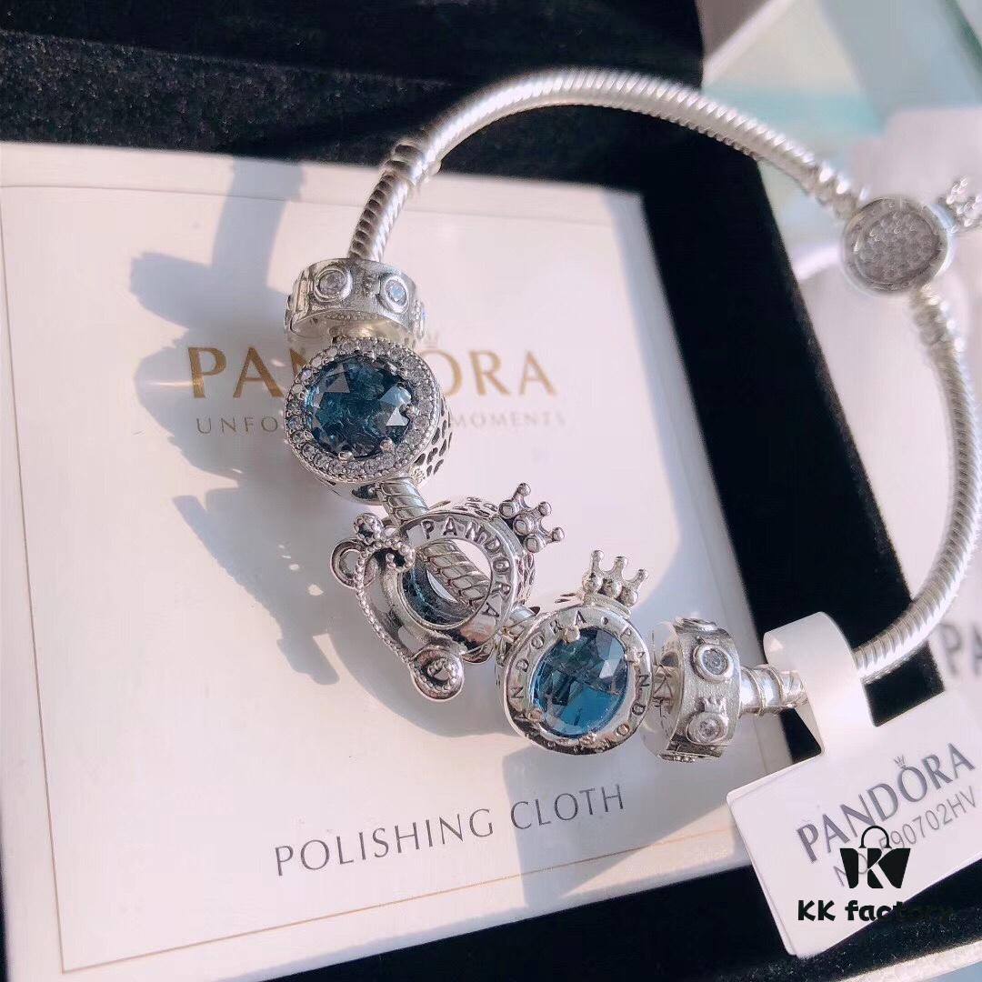 Pandora Official Website Same Style 'Sparkling Crown Carriage' Crown Bracelet