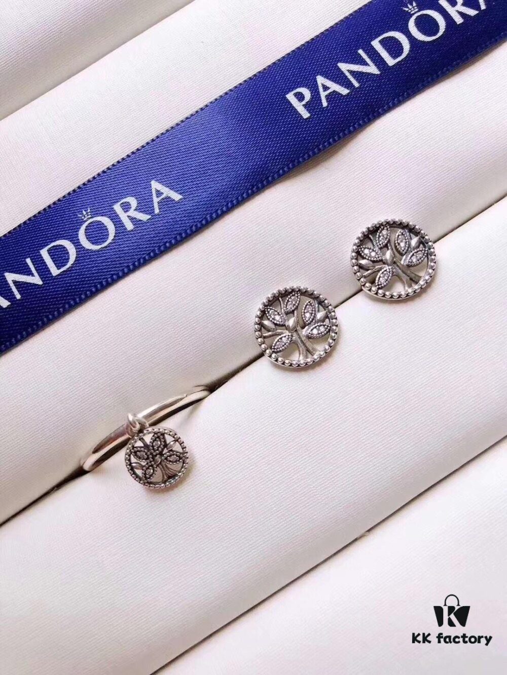 Pandora Ring and Earring Set