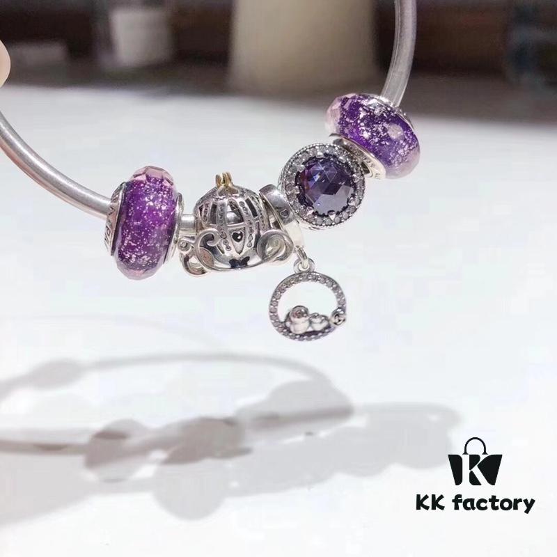 Pandora Pandora Purple Sparkling Bird New Arrival! Made with counter materials, perfectly crafted one-to-one, quality comparable to counter!