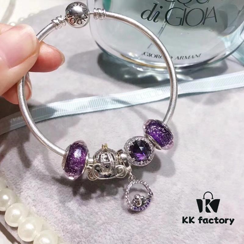 Pandora Pandora Purple Sparkling Bird New Arrival! Made with counter materials, perfectly crafted one-to-one, quality comparable to counter!