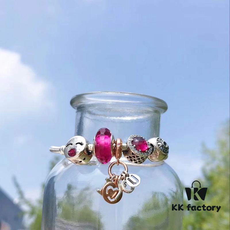 Pandora Enamel Red Love Poem Blossom New Arrival! High-Quality Replica with Authentic Materials, Precision Craftsmanship Comparable to Original Store Version