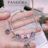 Pandora Elegant Set (Bracelet + Necklace) with Full Counter Packaging - 9 Stylish Choices for You