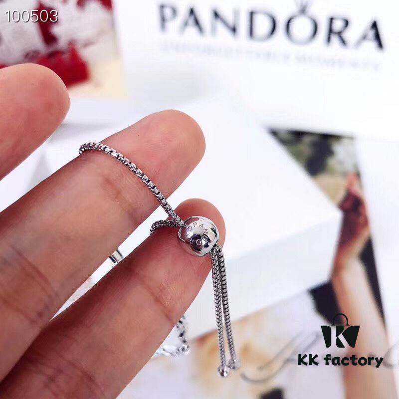 PANDORA Glacier Beauty 925 Silver Bracelet with Adjustable Length