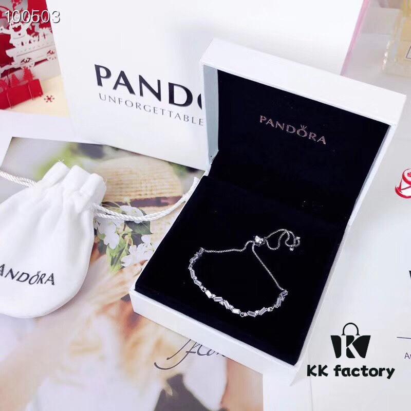 PANDORA Glacier Beauty 925 Silver Bracelet with Adjustable Length