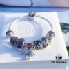 Pandora Pandora Silver Wire Purple Lovely Bella New Arrival! Highest Quality on Market, Supports Counter Cleaning! Perfectly Crafted with Authentic Materials!