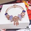 Pandora Romantic Purple Rose Dream Catcher New Arrival! Premium Replica with Authentic Materials, Perfect Craftsmanship Comparable to Original Retail Version