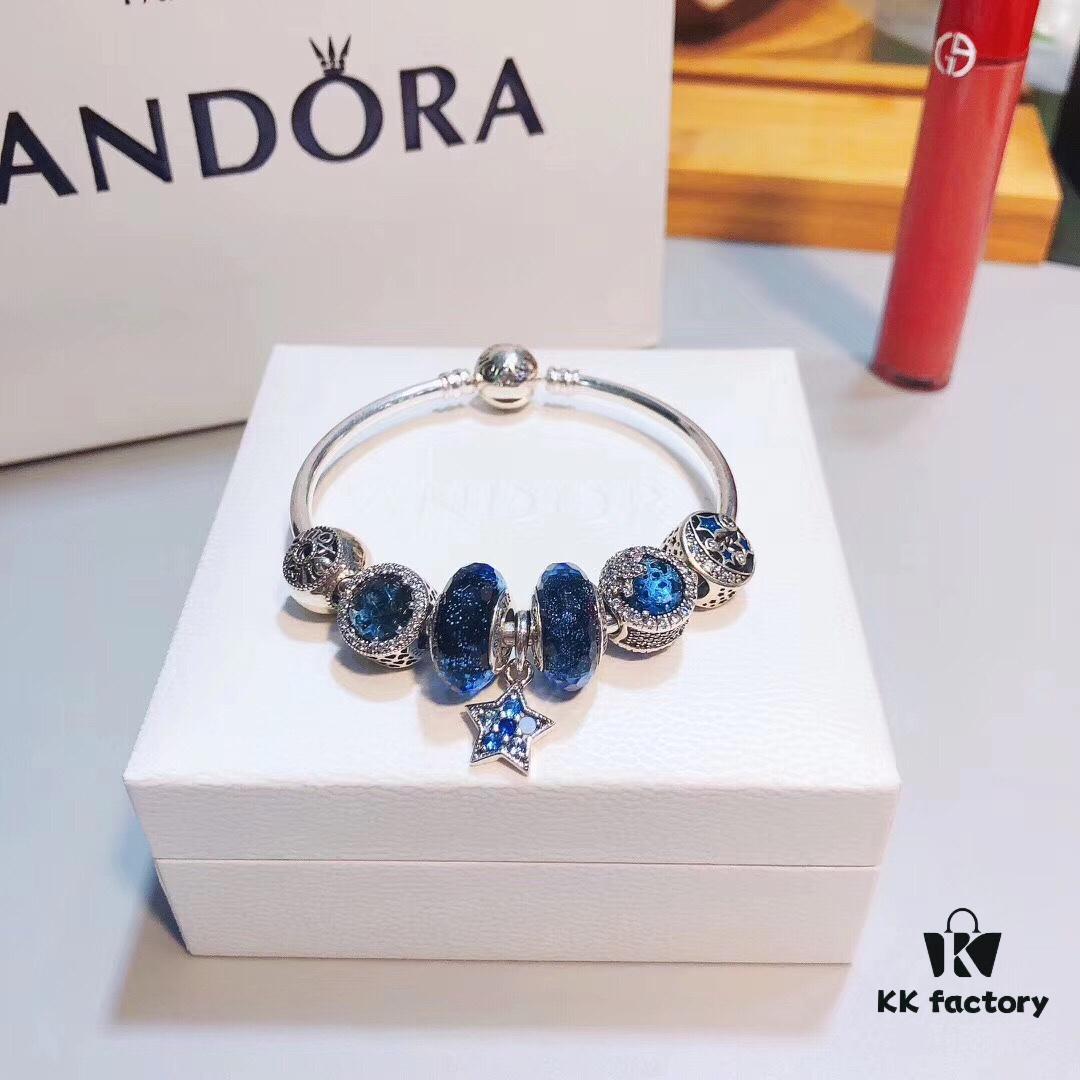 Pandora Pandora Shimmering Blue Star ⭐️ New Arrival! Made with counter materials, perfectly crafted one-to-one, quality comparable to official counter
