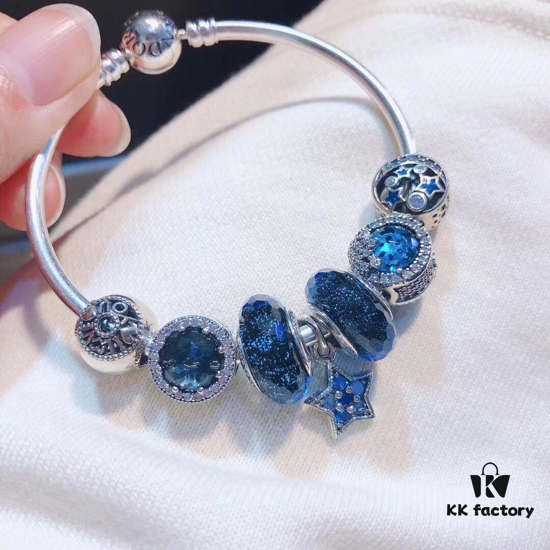 Pandora Pandora Shimmering Blue Star ⭐️ New Arrival! Made with counter materials, perfectly crafted one-to-one, quality comparable to official counter