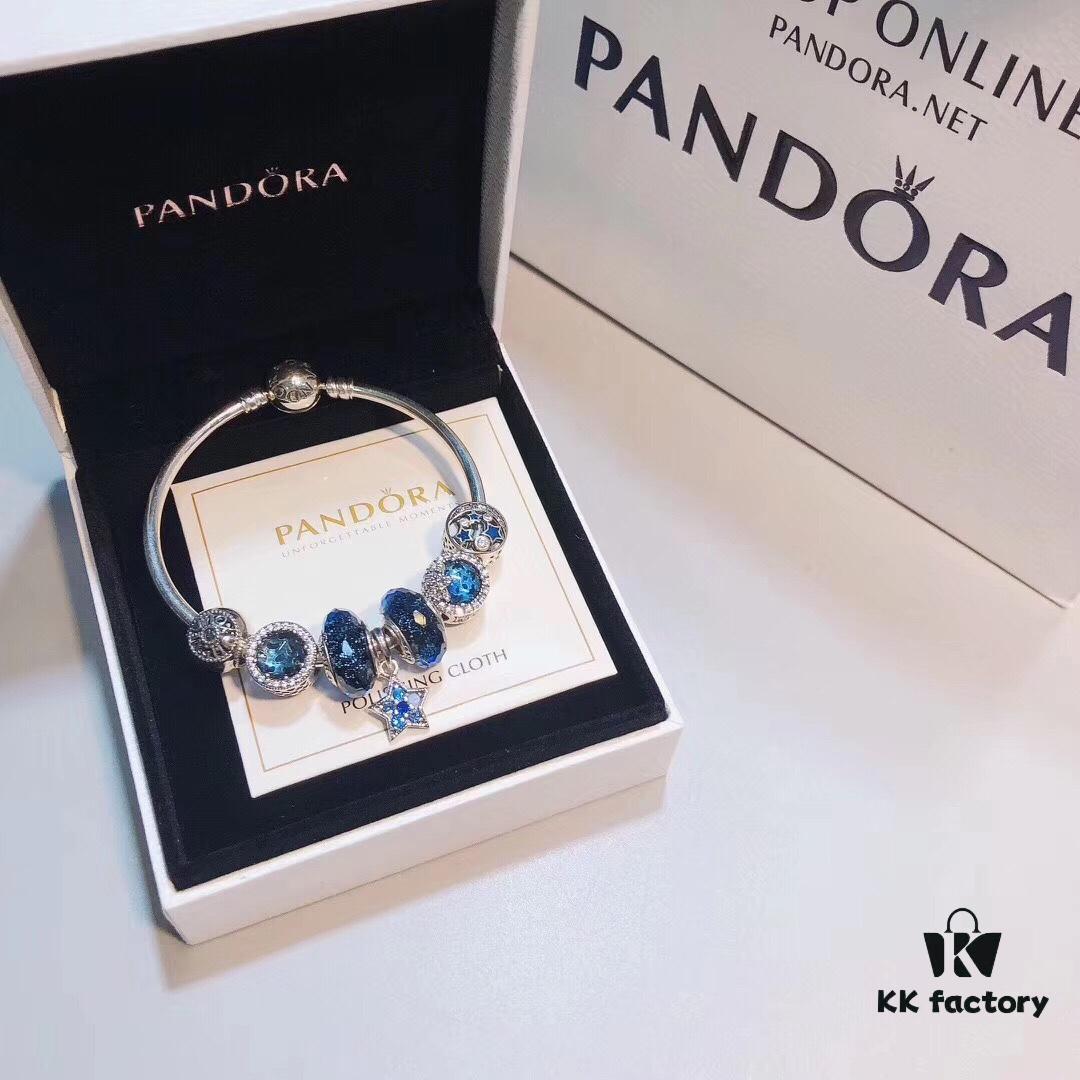 Pandora Pandora Shimmering Blue Star ⭐️ New Arrival! Made with counter materials, perfectly crafted one-to-one, quality comparable to official counter