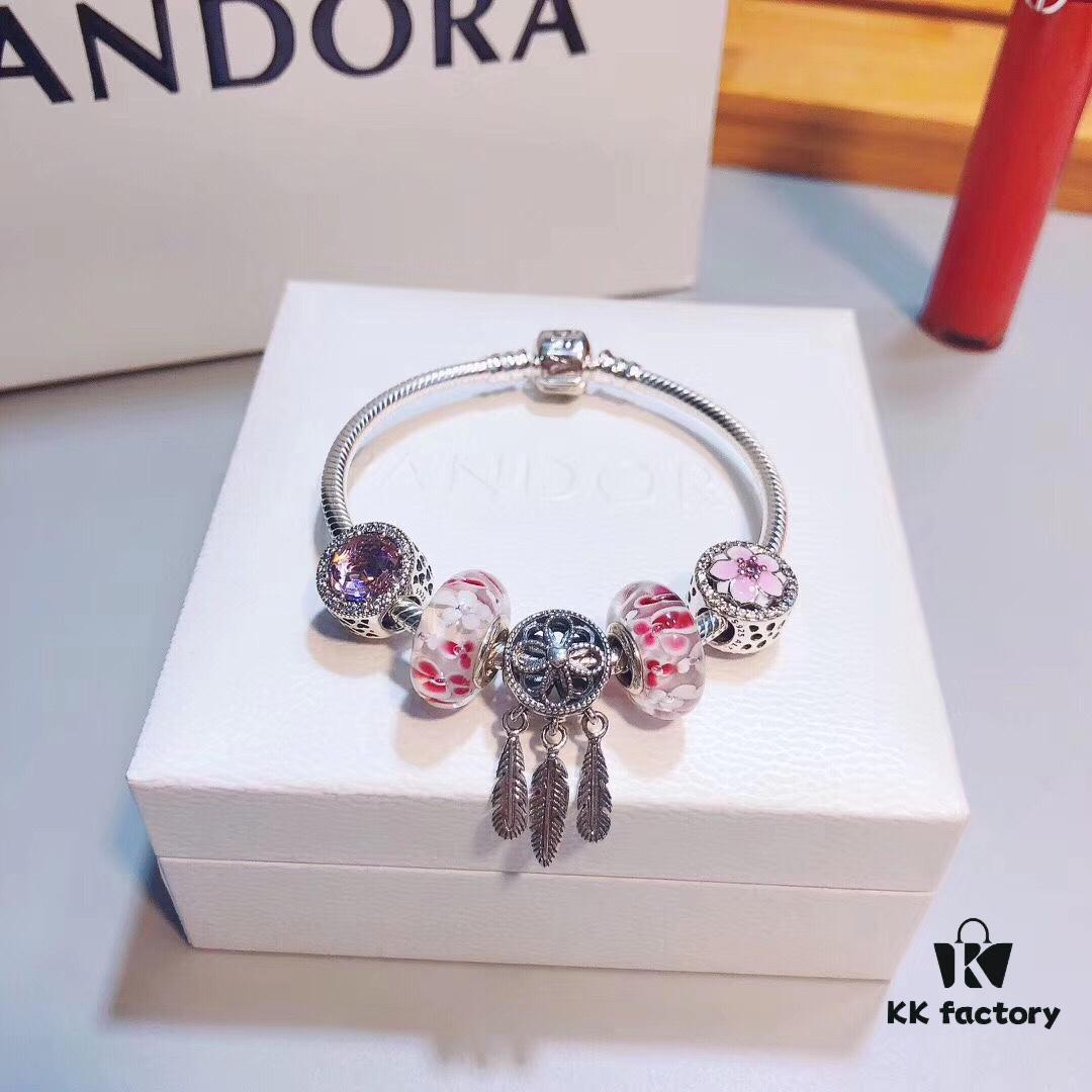 Pandora Blooming Peach Blossom Dream Catcher New Arrival! Premium Quality Replica with Original Materials, Perfect Craftsmanship Comparable to Authentic Store Version