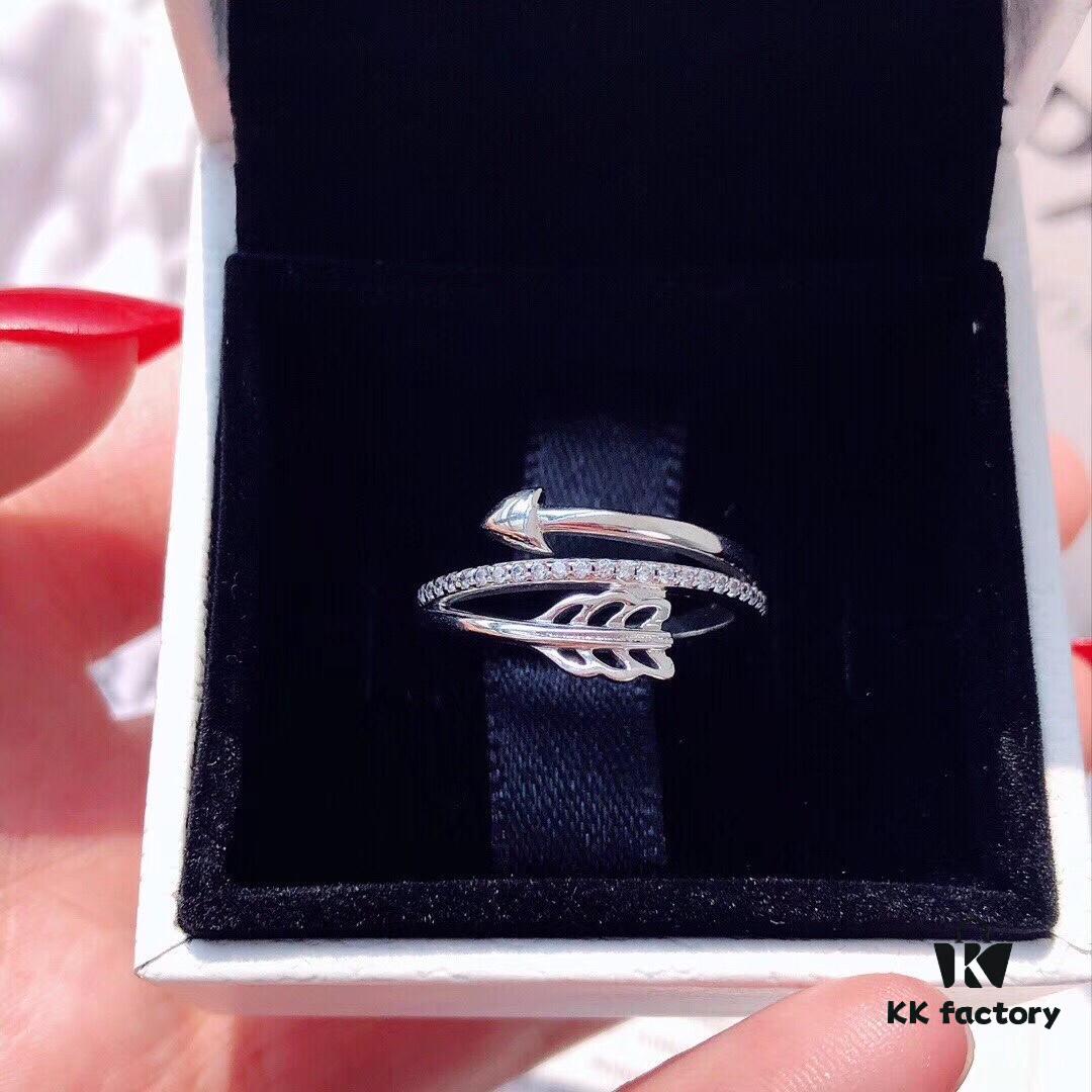 Exclusive 2019 New Arrival Official Website Style ❤Cupid Love Struck❤ Ring with 'LOVED' Engraved Inside - PANDORA's New Classic! ✈ Top-Tier Replica 🔥 Original Design PANDORA Ring 💍 Elegant and Glamorous, Instantly Elevates Any Outfit to Luxurious Elegance, Perfect for Evening Gowns