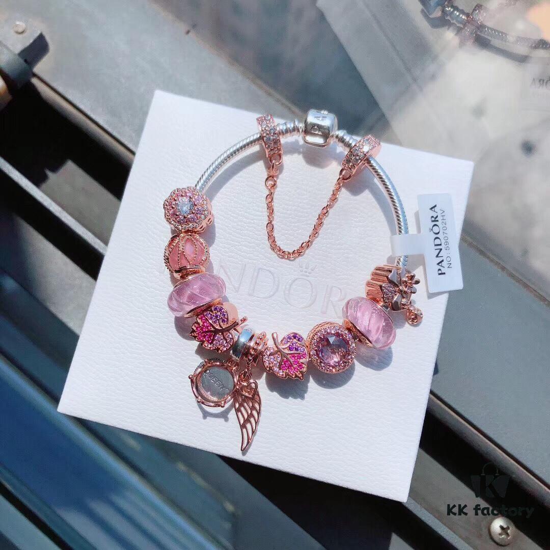 Autumn New Arrival ✨ Sparkling Launch 🔝 Pandora 'Sparkling Autumn Leaves' Bracelet Set