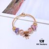 Pandora Rose Gold Series, Cute Bella New Arrival! ❌ Non-fading, Hypoallergenic, High-end Customized with Original Store Materials! Hollow-out Galaxy, Original Glass, Sparkling Cat's Eye, Little Bella Pendant