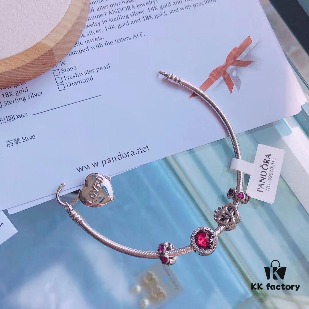 Pandora 'Youth Story' Heart Charm Bracelet Set