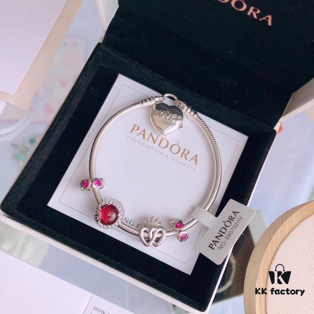 Pandora 'Youth Story' Heart Charm Bracelet Set