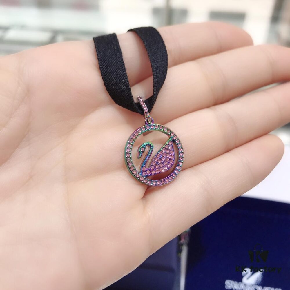 Swarovski New Arrival 💗 Colorful Swan Choker, Cute and Sexy Vintage Style, Extremely Versatile and Beautiful 😊