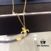 Swarovski New Arrival Summer Yellow Banana Fruit Necklace