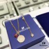 Swarovski 2019 Red Ladybug Hoop Necklace, Cute and Sweet Gift for Girlfriend, Flawless and Full of Vitality