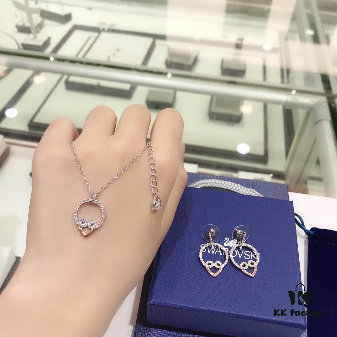 Swarovski New Limited Edition 'A Chinese Odyssey: The Greatest Hero' Pierced Earrings for Women, Minimalist, Exquisite and Elegant, Extremely Flattering