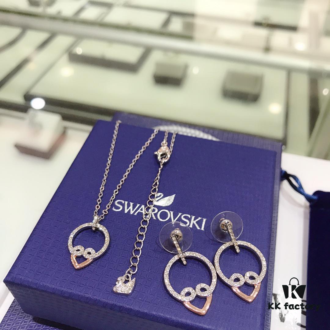 Swarovski New Limited Edition 'A Chinese Odyssey: The Greatest Hero' Pierced Earrings for Women, Minimalist, Exquisite and Elegant, Extremely Flattering