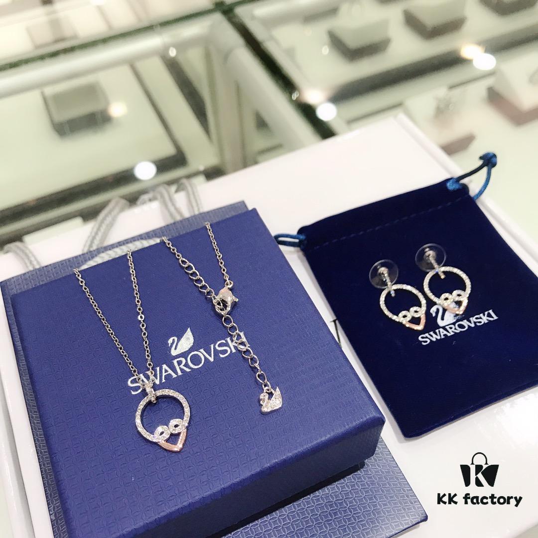 Swarovski New Limited Edition 'A Chinese Odyssey: The Greatest Hero' Pierced Earrings for Women, Minimalist, Exquisite and Elegant, Extremely Flattering