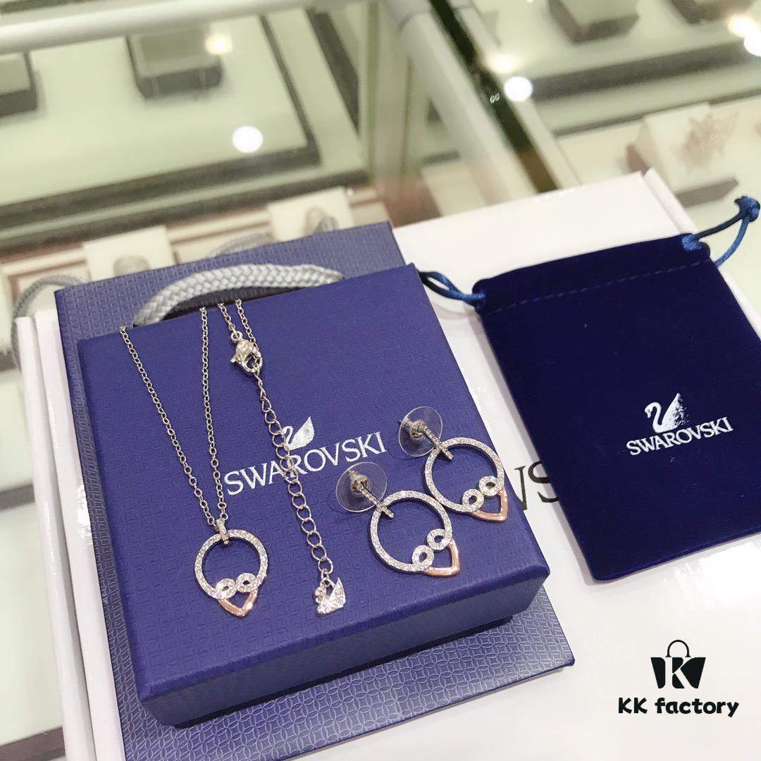 Swarovski New Limited Edition 'A Chinese Odyssey: The Greatest Hero' Pierced Earrings for Women, Minimalist, Exquisite and Elegant, Extremely Flattering