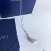 Swarovski 2019 New Feather Necklace with Rupert's Drop Crystal, Elegant and Versatile Pendant Jewelry for Women