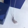 Swarovski 2019 New Feather Necklace with Rupert's Drop Crystal, Elegant and Versatile Pendant Jewelry for Women