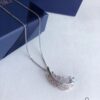 Swarovski 2019 New Feather Necklace with Rupert's Drop Crystal, Elegant and Versatile Pendant Jewelry for Women