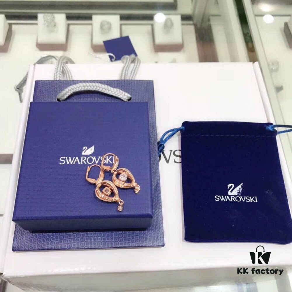 Swarovski INTO THE SKY Hot Air Balloon Romantic Women's Earrings, Extremely Elegant Design