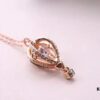 New Rose Gold Swarovski Romantic Hot Air Balloon Collar Necklace