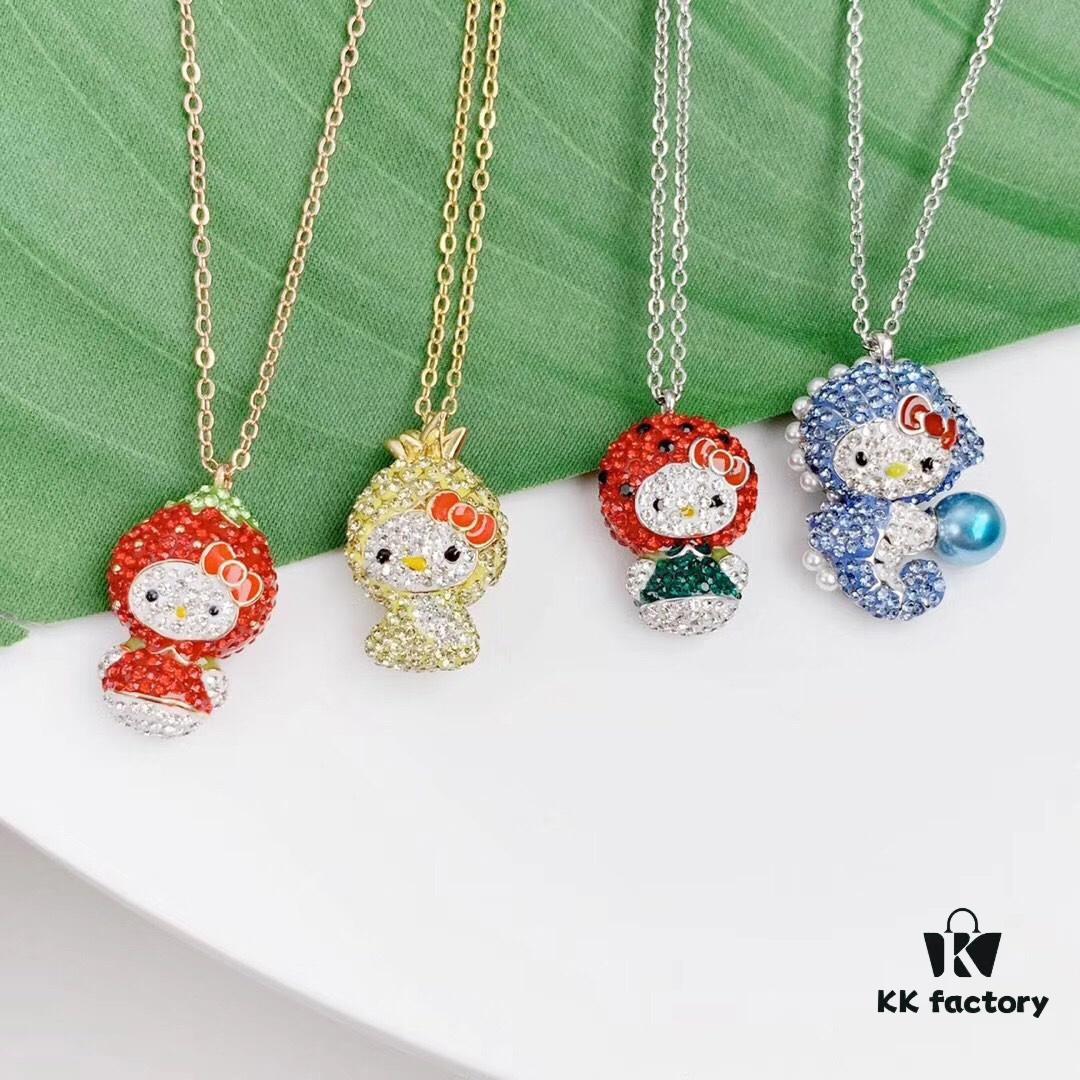 New Arrival, HELLO KITTY Seahorse Necklace