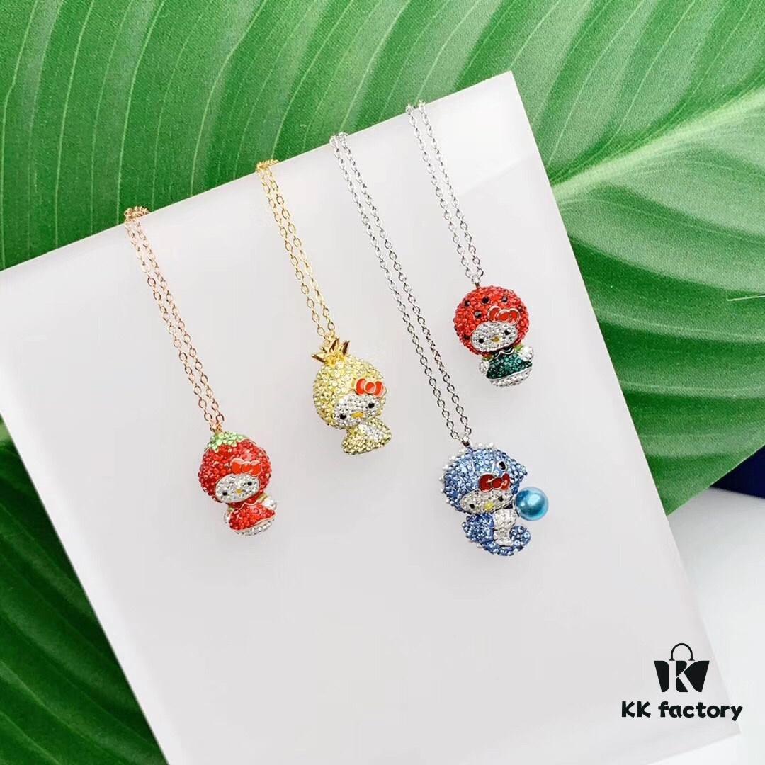 New Arrival, HELLO KITTY Seahorse Necklace