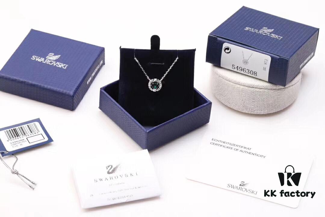 New Arrival ♥️ Swarovski Dancing Heart Pendant Necklace in Green - 6 Colors Available! In Stock