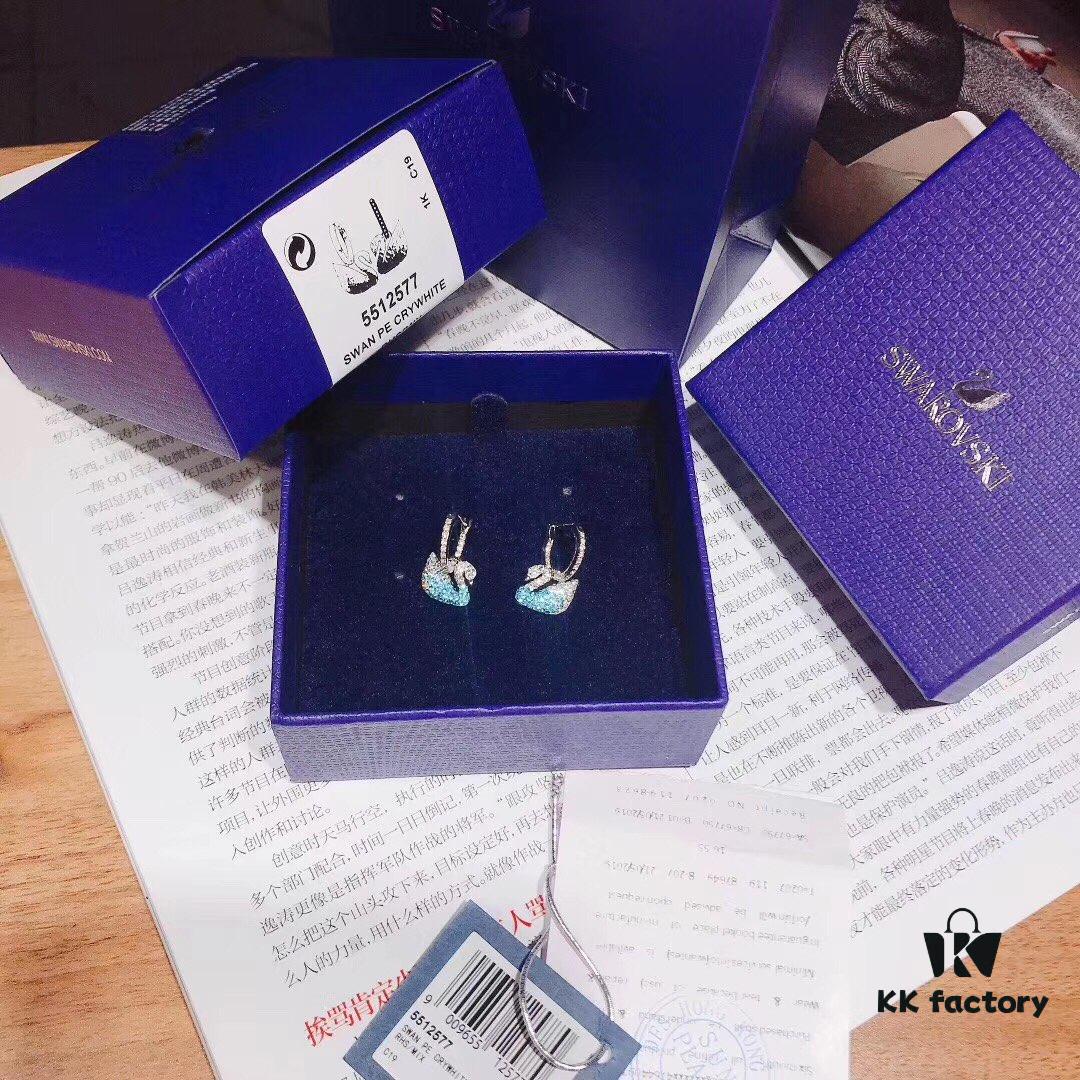 Swarovski Iconic Swan Earrings