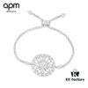APM Monaco Official Flagship Store MANDALA 'Guardian' Bracelet for Women, Couple's Style, Unique Design