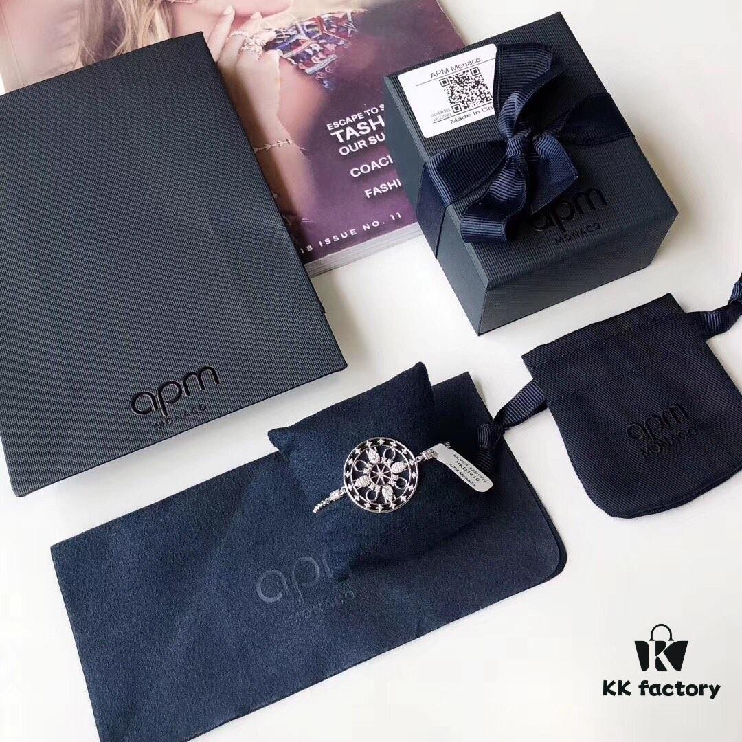 APM Monaco Official Flagship Store MANDALA 'Guardian' Bracelet for Women, Couple's Style, Unique Design