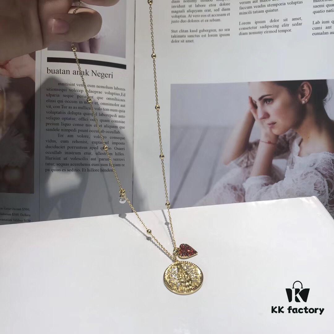 New Arrival Swarovski LUCKY GODDESS Romantic and Elegant Angel Wings Women's Necklace Jewelry