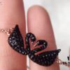 Swarovski Double Swan Bracelet - 2018 Latest Design, Triple Micro-Plated 18K Gold Alloy with Authentic Swarovski Crystals, Adjustable Sliding Chain