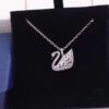 Swarovski New Marquise Cut Crystal Necklace, High-End Micro-Pave Craftsmanship, Original Design, Swan Feather Shape
