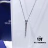 Swarovski 2018 Y-Shaped Necklace, Twisted Knot Design Choker, Short Collar Chain – Same Style Worn by Jiang Shuying