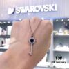 Swarovski 2018 Newest Devil's Eye Key Necklace — Gradient Blue, Original Imported Gold-Plated Material, Authentic Logo Engraving