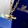 Swarovski Lisabel Bee Bracelet in Gold-Tone Plating, 17 cm – Sparkling Bee Motif with Honeycomb Clasp