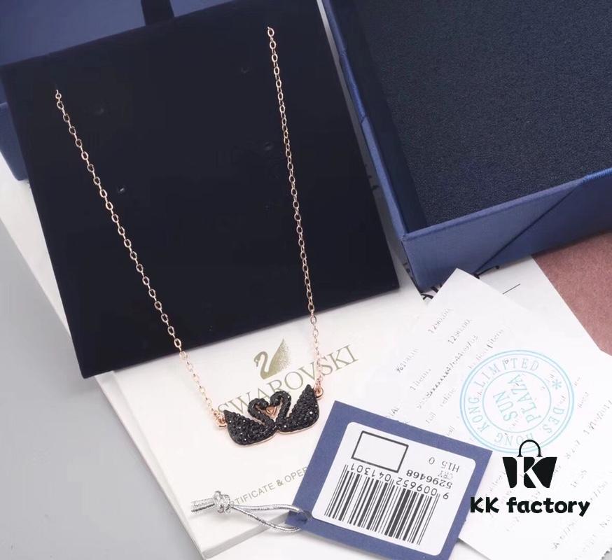 Swarovski Black Swan Couple Set - Symbol of Eternal Love