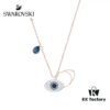 Sovski Swarovski Evil Eye Necklace, White Gold and Rose Gold Options Available