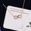 Wang Yibo Swarovski High Jewelry Collection Lucky Infinity Necklace