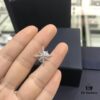 APM Monaco Pearl Earrings Star Octagon Diamond-Paved Gift Single Piece Korean Style Elegant Fashion Shiny