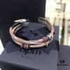 APM Monaco Colorful Dynamic Small Circle Triple-Open Bangle Bracelet